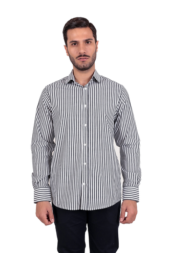 پیراهن آستین بلند مردانه مدل کلاسیک - 
