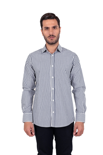 پیراهن آستین بلند مردانه مدل کلاسیک - 