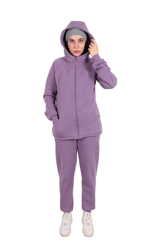 ست سویشرت شلوار اسلش زنانه - 