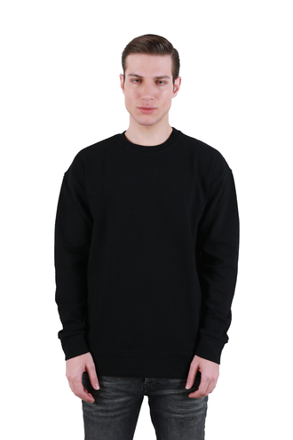 تیشرت آستین بلند مردانه یقه گرد - 