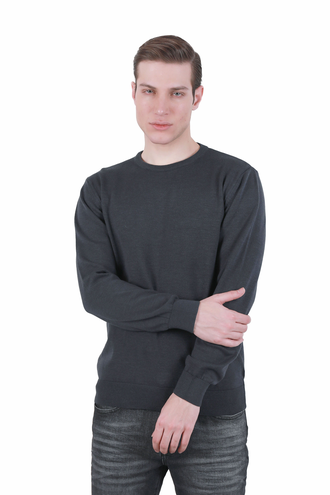 بافت یقه گرد مردانه - 