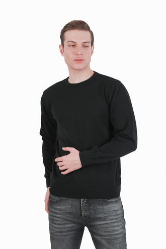 بافت یقه گرد مردانه - 