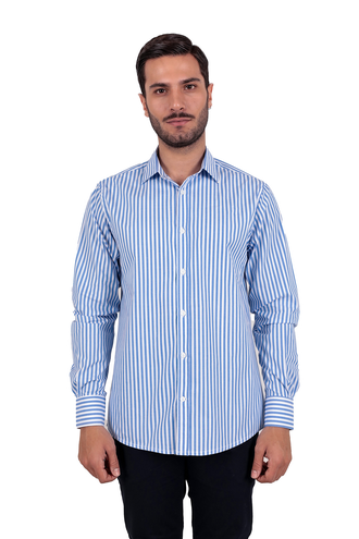 پیراهن آستین بلند مردانه مدل کلاسیک - 