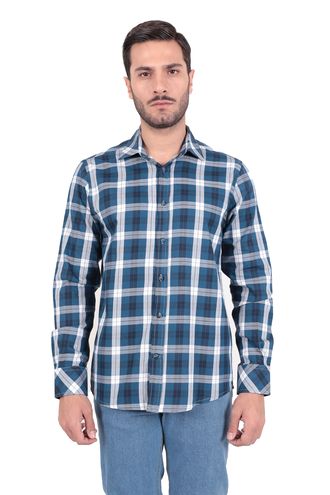 پیراهن آستین بلند مردانه مدل کلاسیک - 