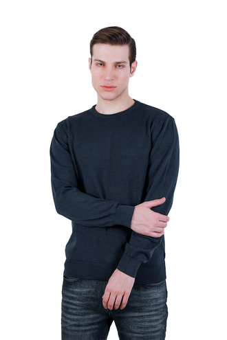 بافت یقه گرد مردانه - 