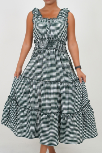 پیراهن بلند نخی زنانه - 