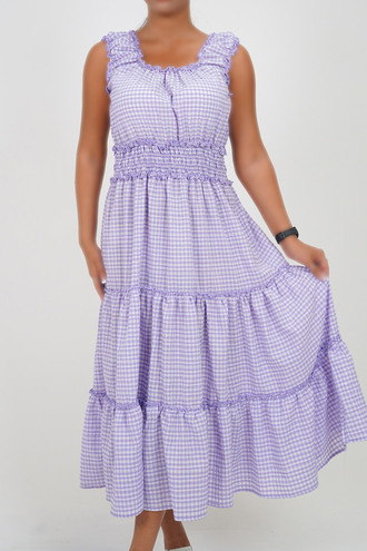 پیراهن بلند نخی زنانه - 