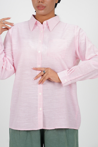 شومیز آستین بلند یقه دار زنانه - 