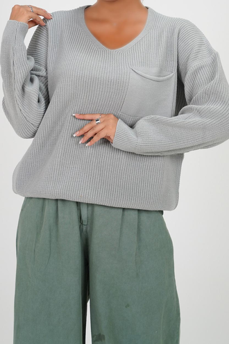 بافت آستین بلند زنانه - 