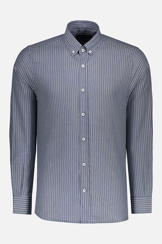 پیراهن آستین بلند رگولار مردانه - 