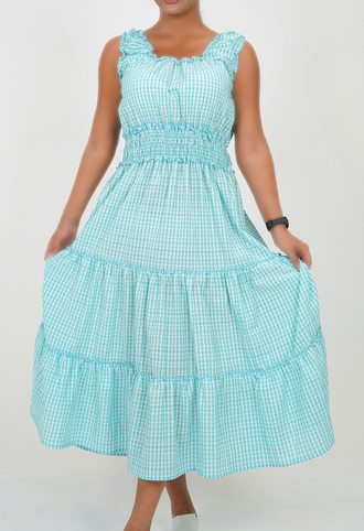 پیراهن بلند نخی زنانه - 