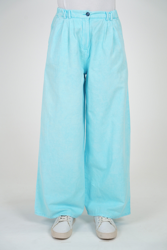 شلوار کتان زنانه مدل فول بگی - 