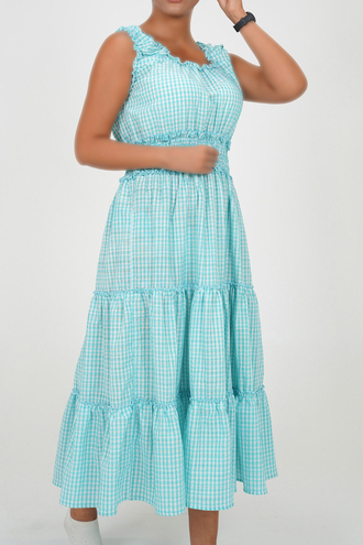 پیراهن بلند نخی زنانه - 