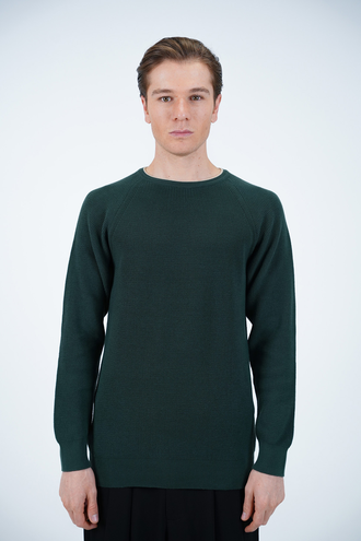 بافت یقه گرد مردانه - 