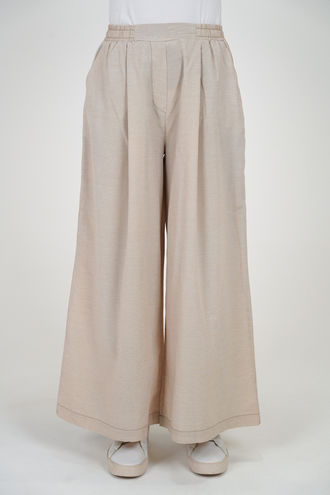 دامن شلواری کتان زنانه - 