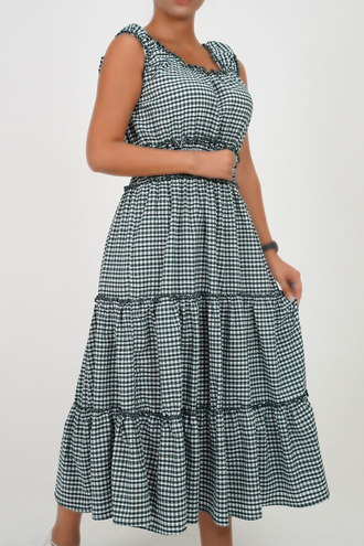 پیراهن بلند نخی زنانه - 