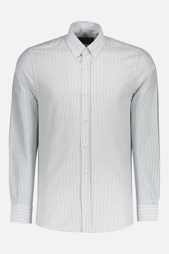 پیراهن آستین بلند رگولار مردانه - 