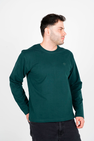 دورس آستین بلند یقه گرد مردانه ساده - 