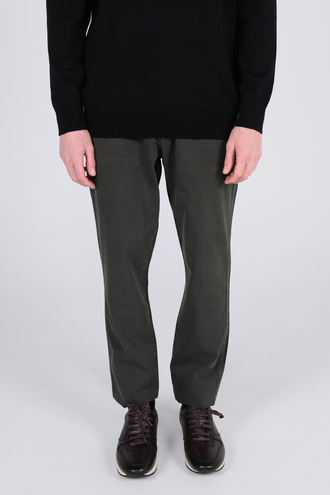 شلوار کتان کاغذی مردانه مدل راسته - 