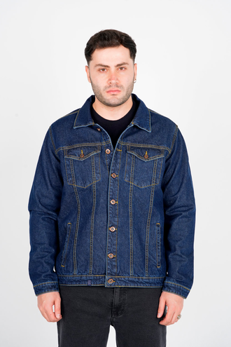 کت جین یقه برگردان مردانه - 