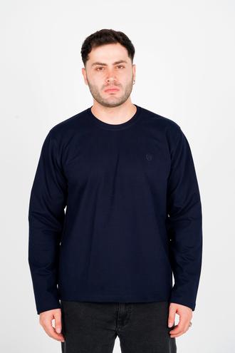 دورس آستین بلند یقه گرد مردانه ساده - 