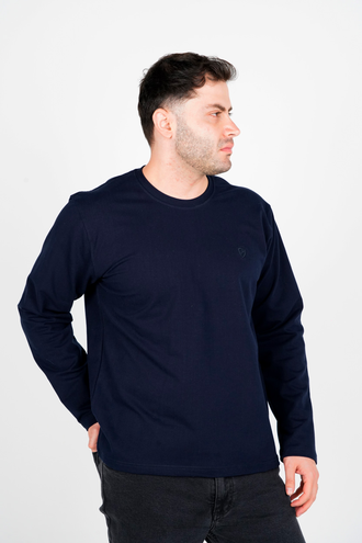 دورس آستین بلند یقه گرد مردانه ساده - 