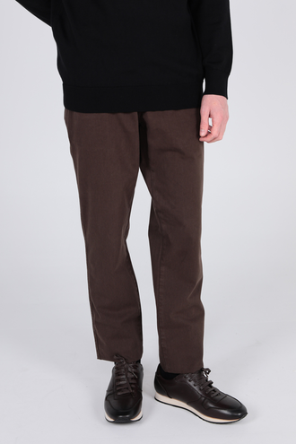 شلوار کتان کاغذی مردانه مدل راسته - 