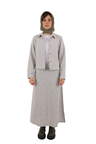 ست کت و دامن زنانه - 