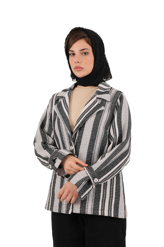 کت یقه انگلیسی زنانه جیب فیلتو - 