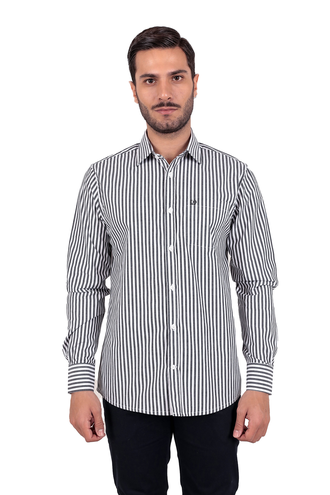 پیراهن آستین بلند مردانه مدل کلاسیک - 