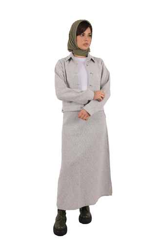 ست کت و دامن زنانه - 