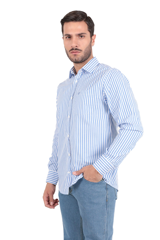 پیراهن آستین بلند مردانه مدل کلاسیک - 