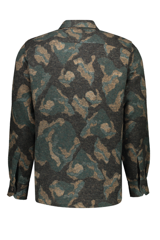 پیراهن پشمی تک جیب مردانه مدل کلاسیک - 