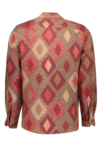 پیراهن پشمی تک جیب مردانه مدل کلاسیک - 