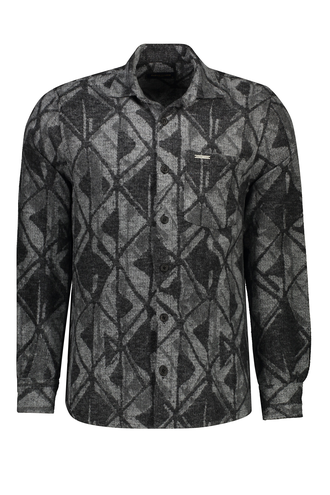 پیراهن پشمی تک جیب مردانه مدل کلاسیک - 