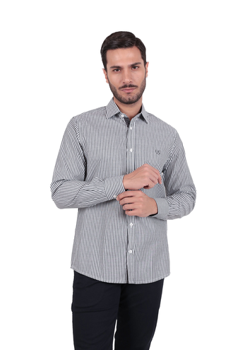 پیراهن آستین بلند مردانه مدل کلاسیک - 