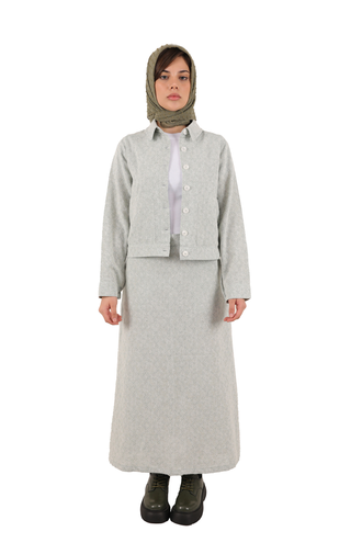 ست کت و دامن زنانه - 