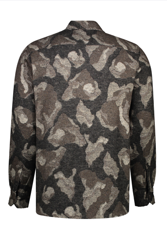 پیراهن پشمی تک جیب مردانه مدل کلاسیک - 