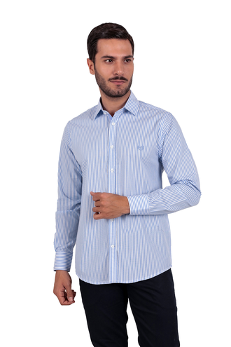 پیراهن آستین بلند مردانه مدل کلاسیک - 