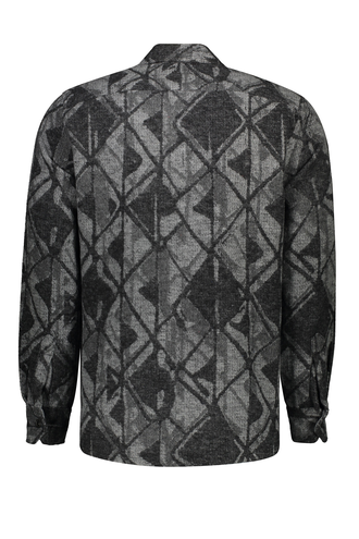 پیراهن پشمی تک جیب مردانه مدل کلاسیک - 