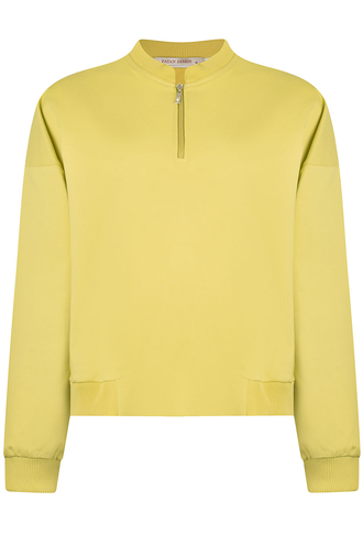 ست سوئیشرت کراپ و شلوار زنانه - 