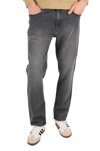 شلوار جین مردانه مدل راسته ذغالی - 