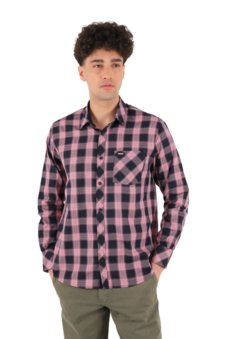 پیراهن آستین بلند مردانه طرح دار - 