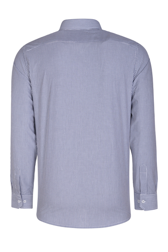 پیراهن آستین بلند رگولار مردانه طرح راه راه - 