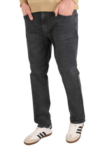 شلوار جین مردانه مدل راسته ذغالی - 