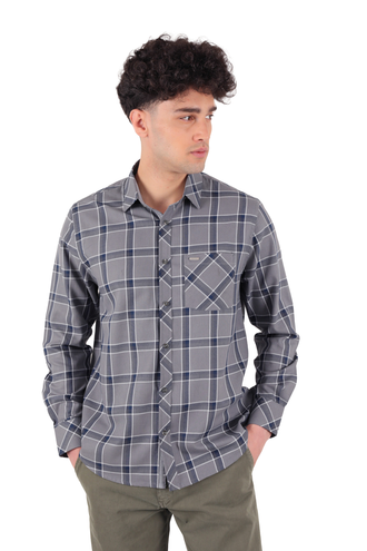 پیراهن آستین بلند مردانه طرح دار - 