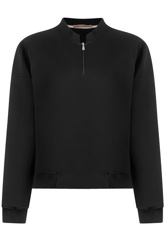 ست سوئیشرت کراپ و شلوار زنانه - 