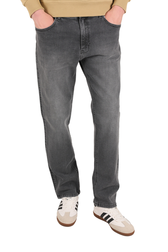 شلوار جین مردانه مدل راسته ذغالی - 