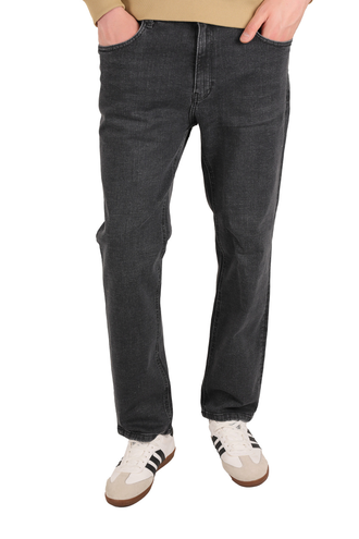 شلوار جین مردانه مدل راسته ذغالی - 