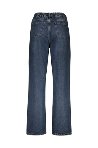 شلوار جین نیم بگ زنانه - 